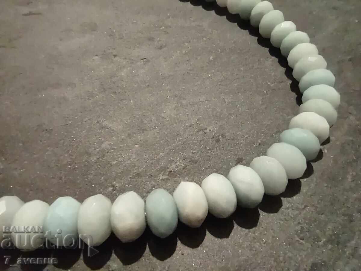 Доставка на Колие гердан накит естествен камък Амазонит  27.10.25