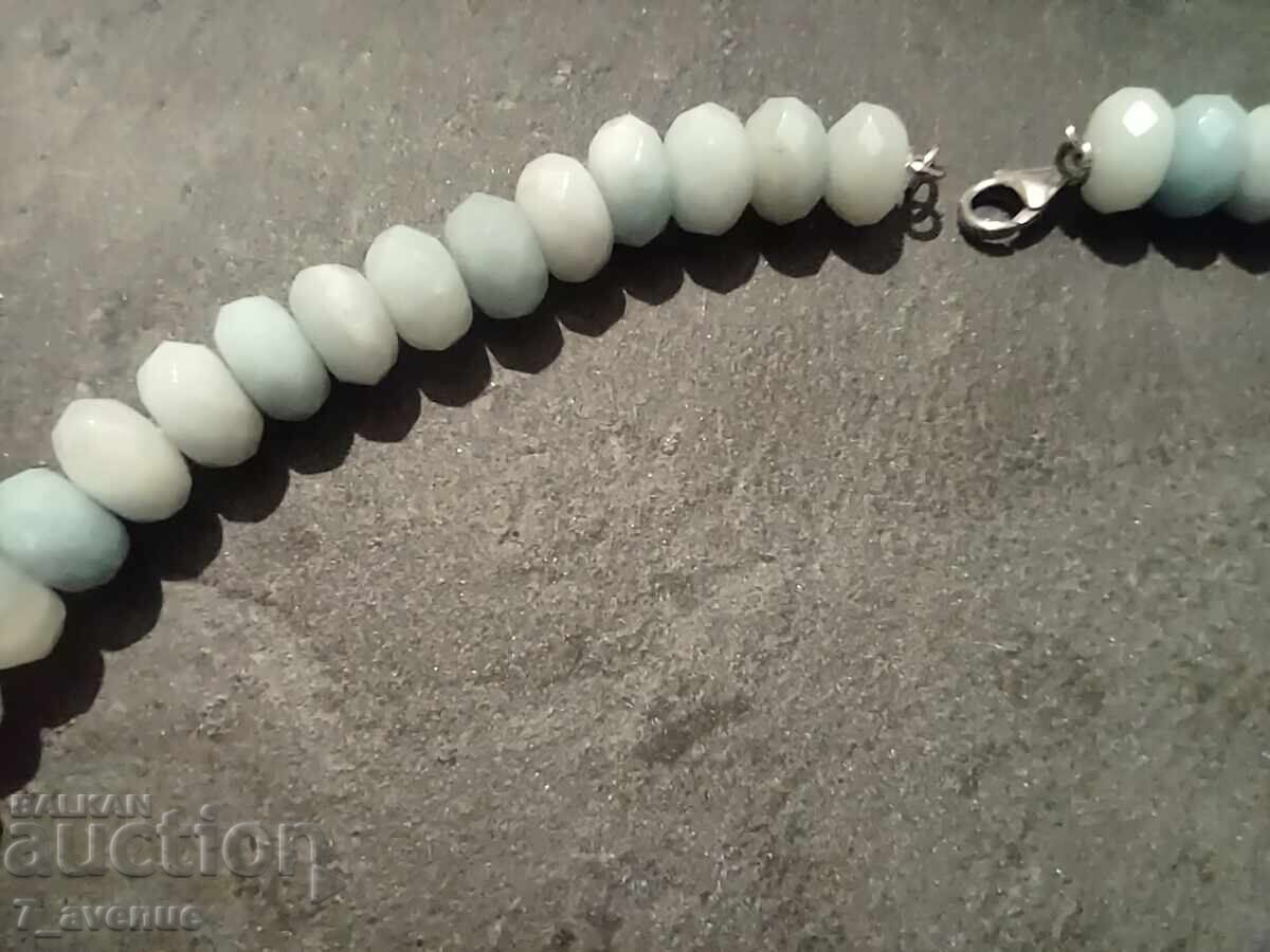 Колие гердан накит естествен камък Амазонит  27.10.25 - 5