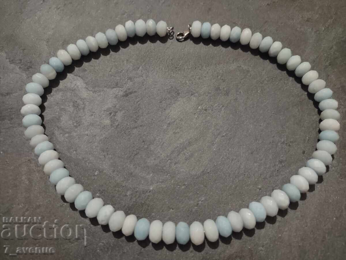 Колие гердан накит естествен камък Амазонит  27.10.25