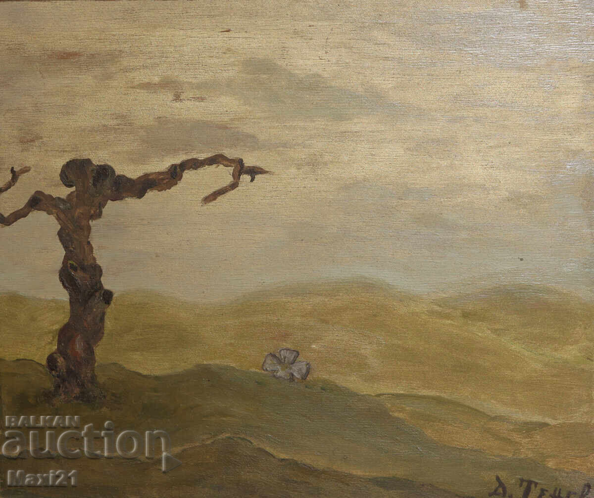 Auction  1931 Oil Painting Landscape Signed