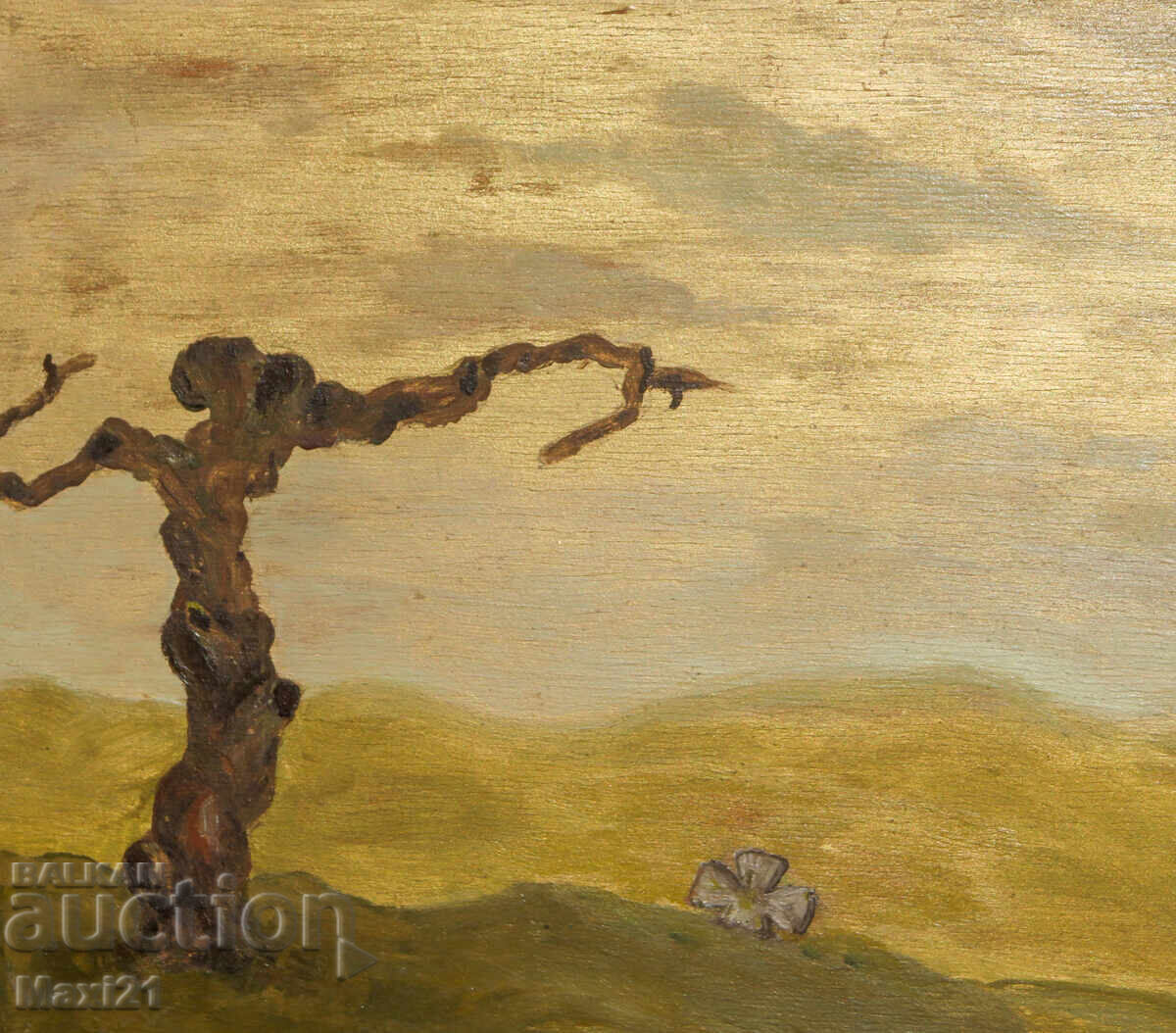 Delivery of 1931 Oil Painting Landscape Signed