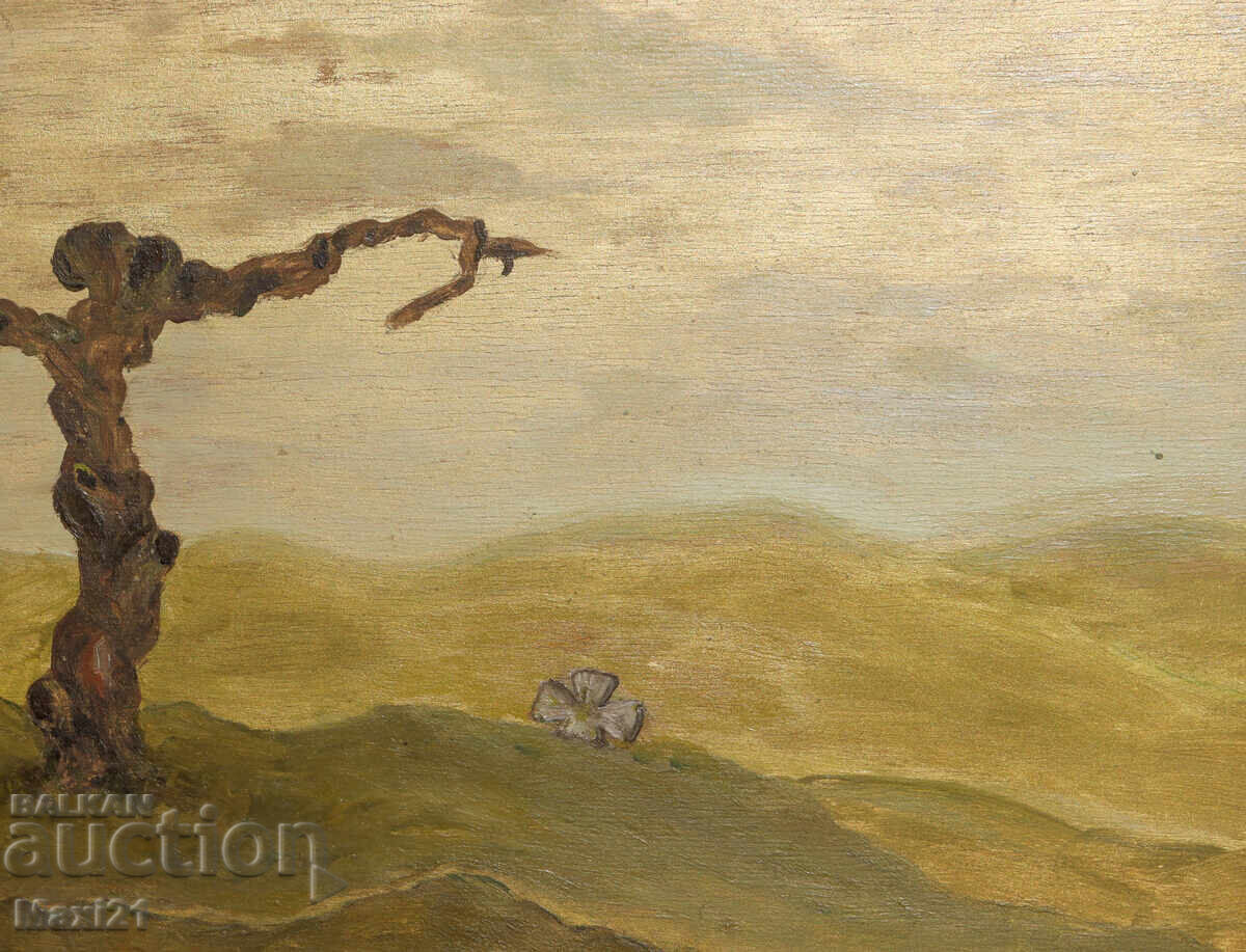 1931 Oil Painting Landscape Signed - 5