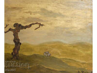 1931 g. Tablou în ulei peisaj semnat