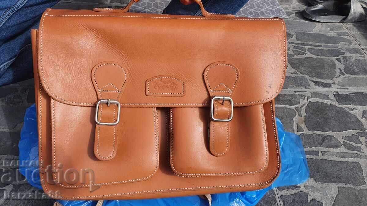 Παλιά δερμάτινη τσάντα Άριστη κατάσταση