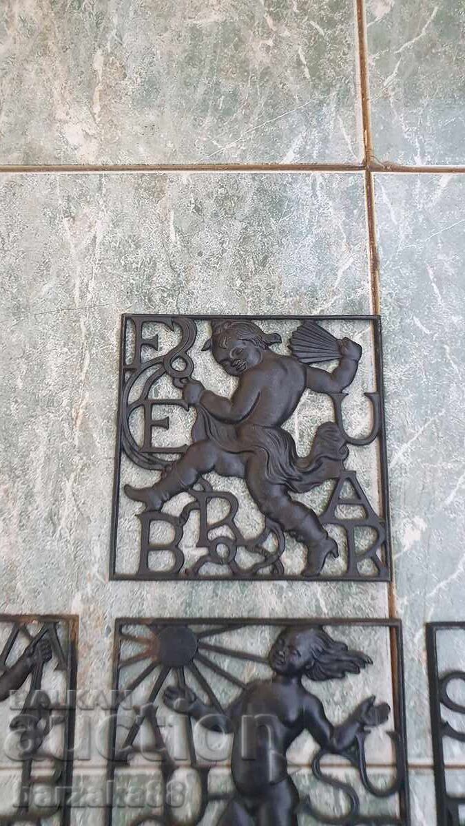 10 τμχ. Χυτοσιδηρά πάνελ Πάνελ με τιμή 90.00 BGN | € 46.02 10 τμχ. Χυτοσιδηρά πάνελ Πάνελ με τιμή 90.00 BGN | € 46.02