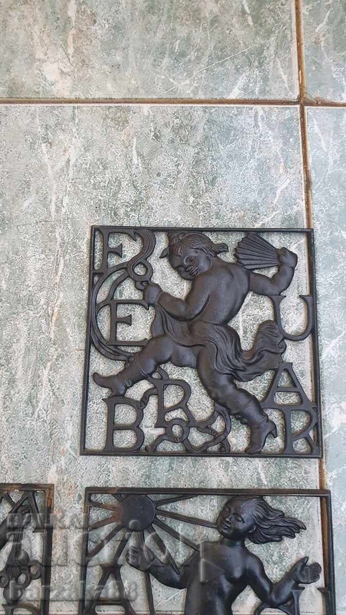 Δημοπρασία 10 τμχ. Χυτοσιδηρά πάνελ Πάνελ Δημοπρασία 10 τμχ. Χυτοσιδηρά πάνελ Πάνελ