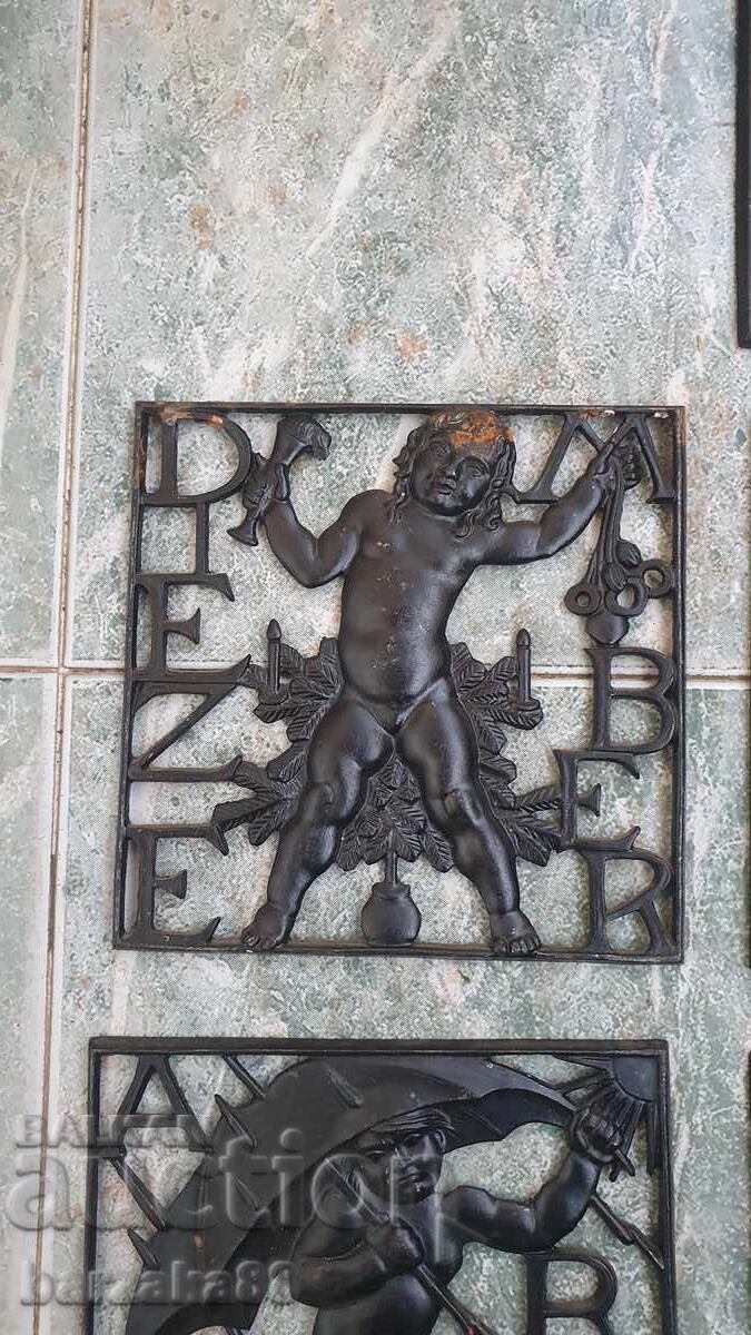 Παράδοση 10 τμχ. Χυτοσιδηρά πάνελ Πάνελ Παράδοση 10 τμχ. Χυτοσιδηρά πάνελ Πάνελ