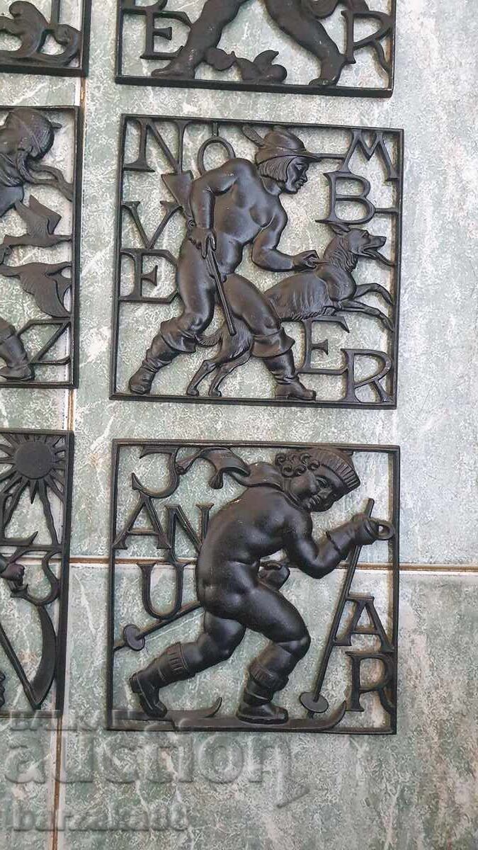 10 τμχ. Χυτοσιδηρά πάνελ Πάνελ - 5 10 τμχ. Χυτοσιδηρά πάνελ Πάνελ - 5