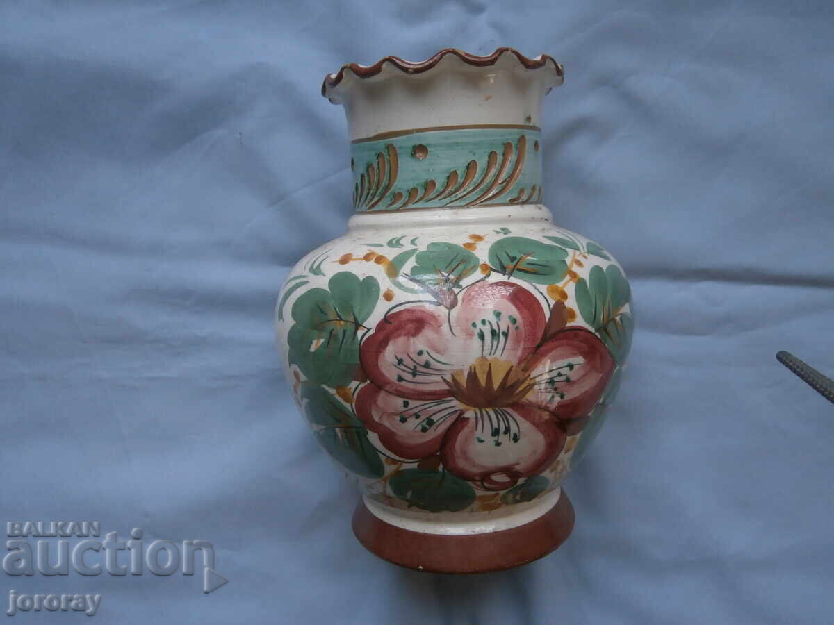 Ceramic vase, handmade, 22cm