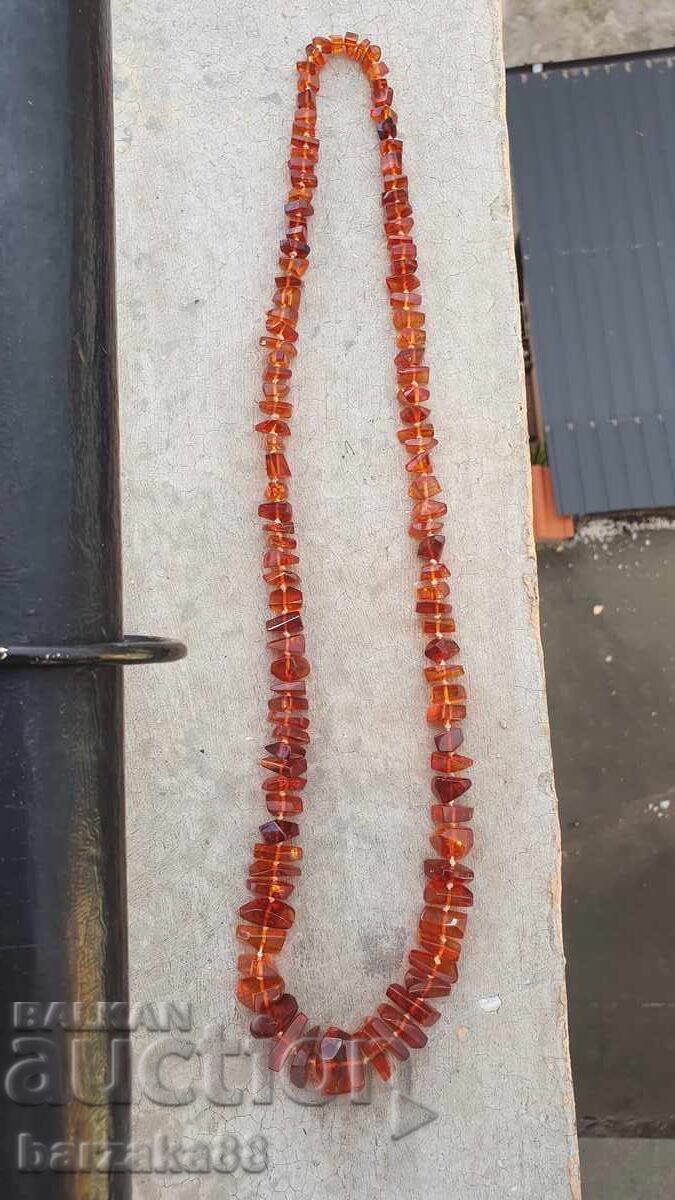 Auction  Large amber necklace 60 grams