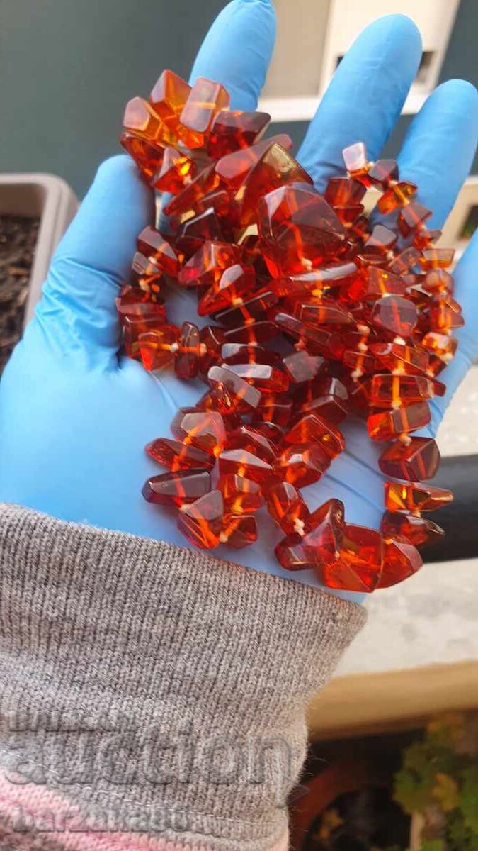 Delivery of Large amber necklace 60 grams
