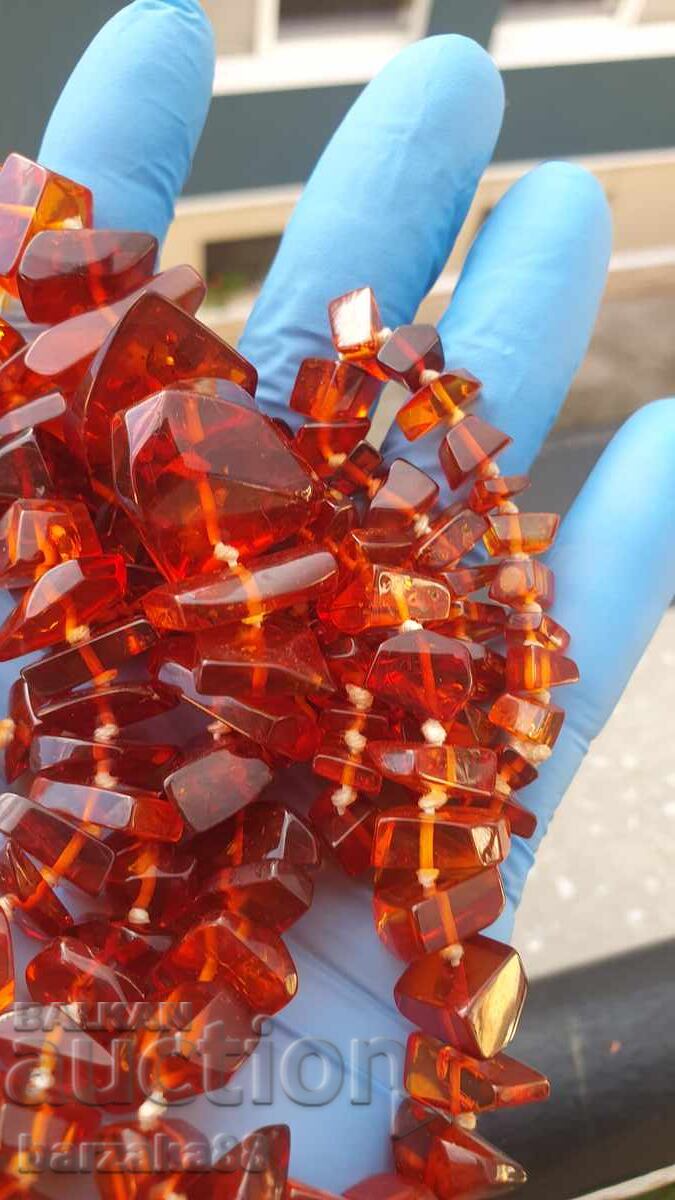 Large amber necklace 60 grams - 6