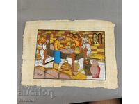 Frumos papirus egiptean vechi, mumificat 33 x 24 cm #3164