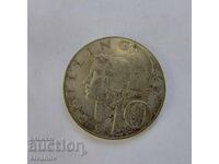 Австрия 10 Шилинга 1958 Сребърна Монета #3206