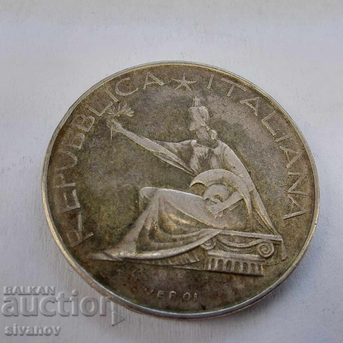 Delivery of Italy 500 Lire 1961 Silver Coin #3208