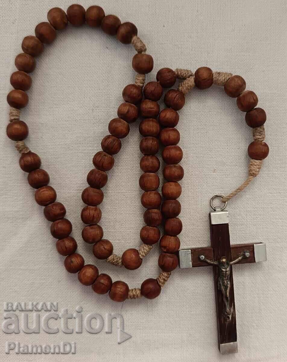 Old, wooden, small prayer rope with price 20.00 BGN | € 10.23