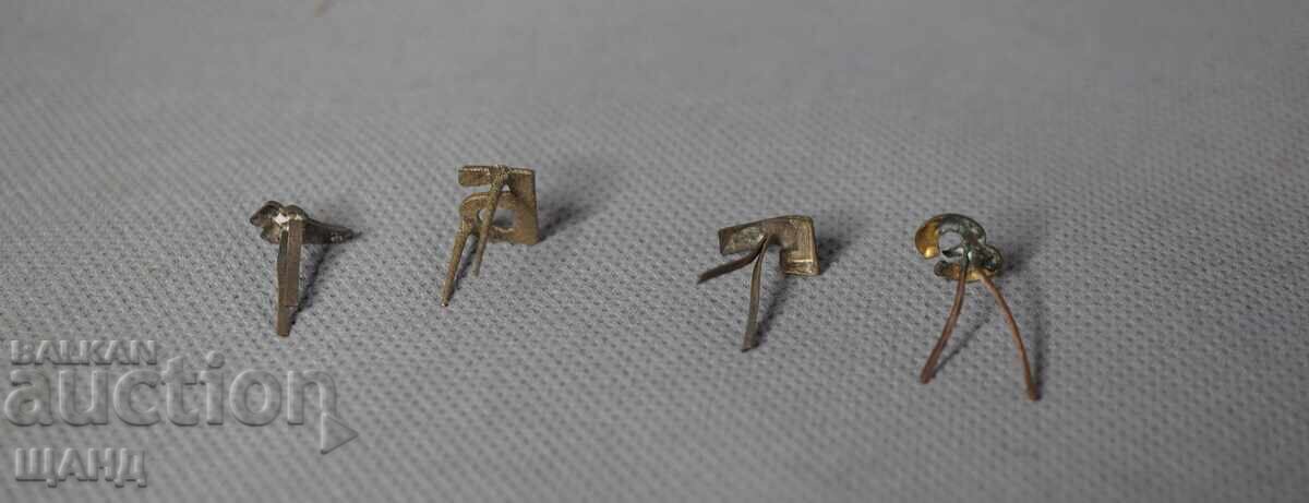 Kingdom of Bulgaria, Numbers, Letter, Military Uniform, Epaulettes, Shoulder Boards with price 5.25 BGN | € 2.68 Kingdom of Bulgaria, Numbers, Letter, Military Uniform, Epaulettes, Shoulder Boards with price 5.25 BGN | € 2.68