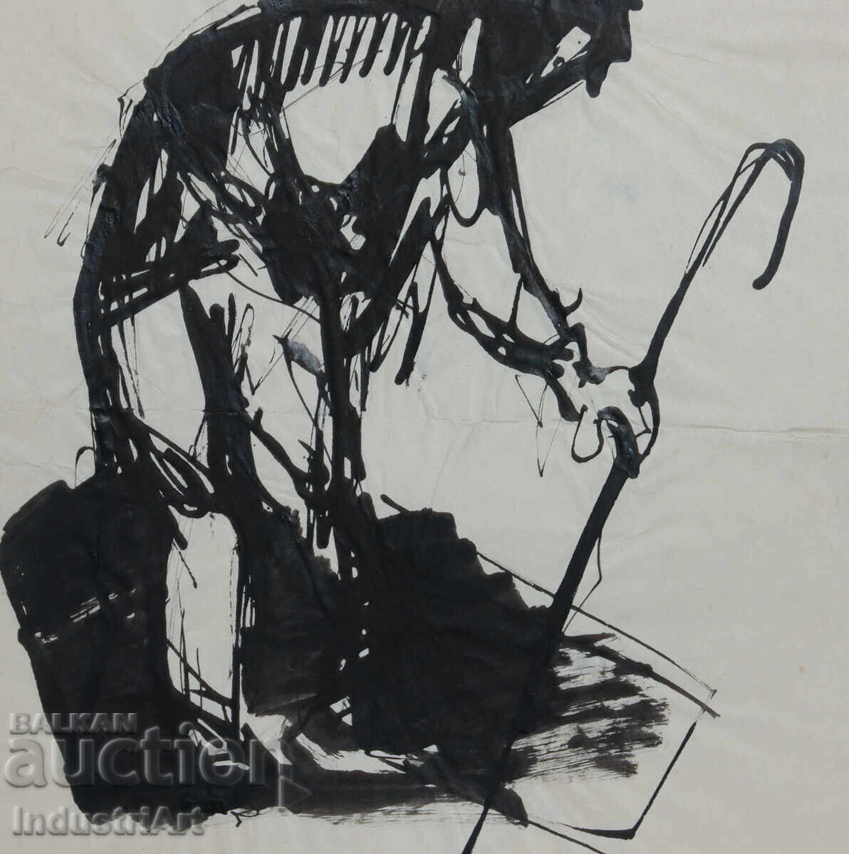 Interesting Ink Portrait Painting - 5