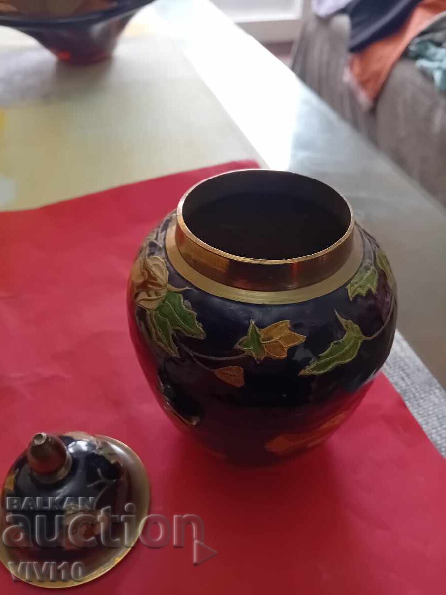 Licitație Cutie de bijuterii antic, bronz, aurire Licitație Cutie de bijuterii antic, bronz, aurire