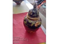 Старинна кутия за бижута, бронз,Позлата