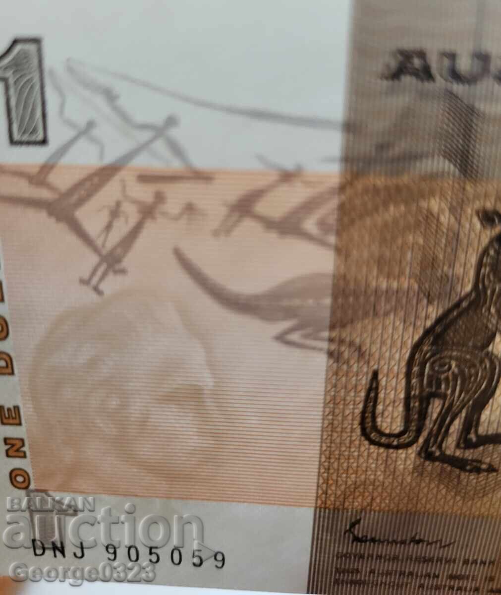 Аукцион Австралия 1983 1 долар UNC Нова