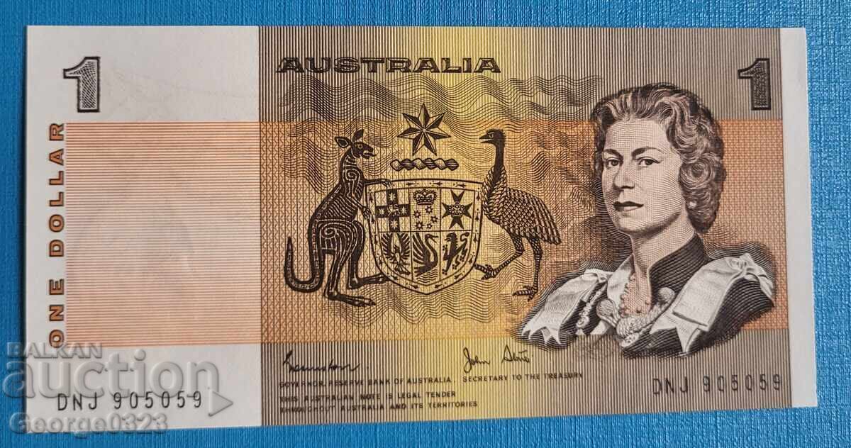 Австралия 1983 1 долар UNC Нова
