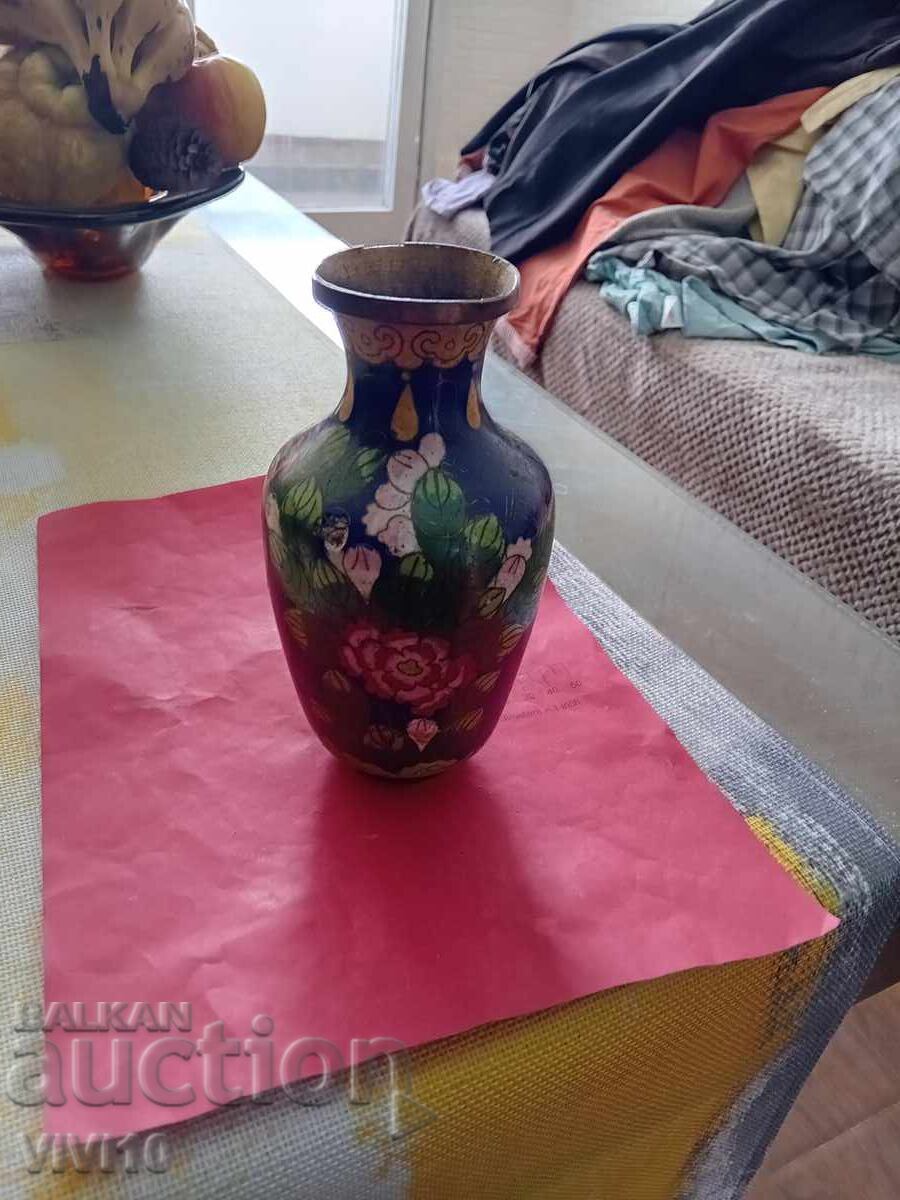 Αρχαίο βάζο, μπρούντζος, σμάλτο, κλοζονέ