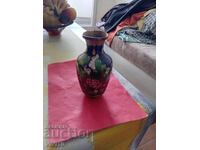 Старинна ваза, бронз, емаил, клазоне