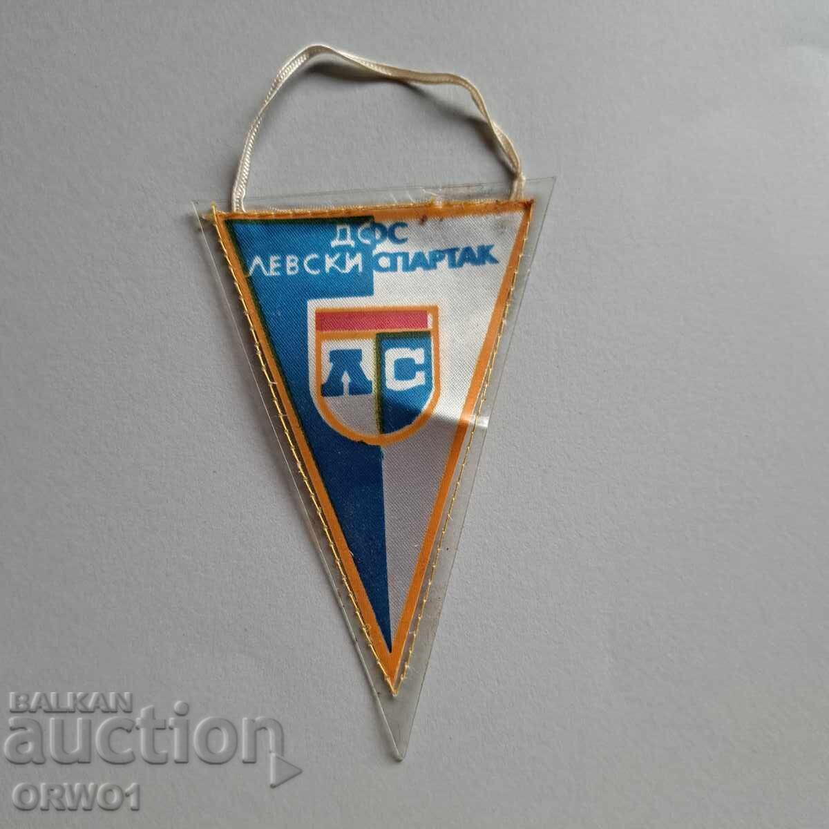 ΔΦΣ Λέφσκι - Σπάρτακ ποδόσφαιρο παλιό σημαιάκι