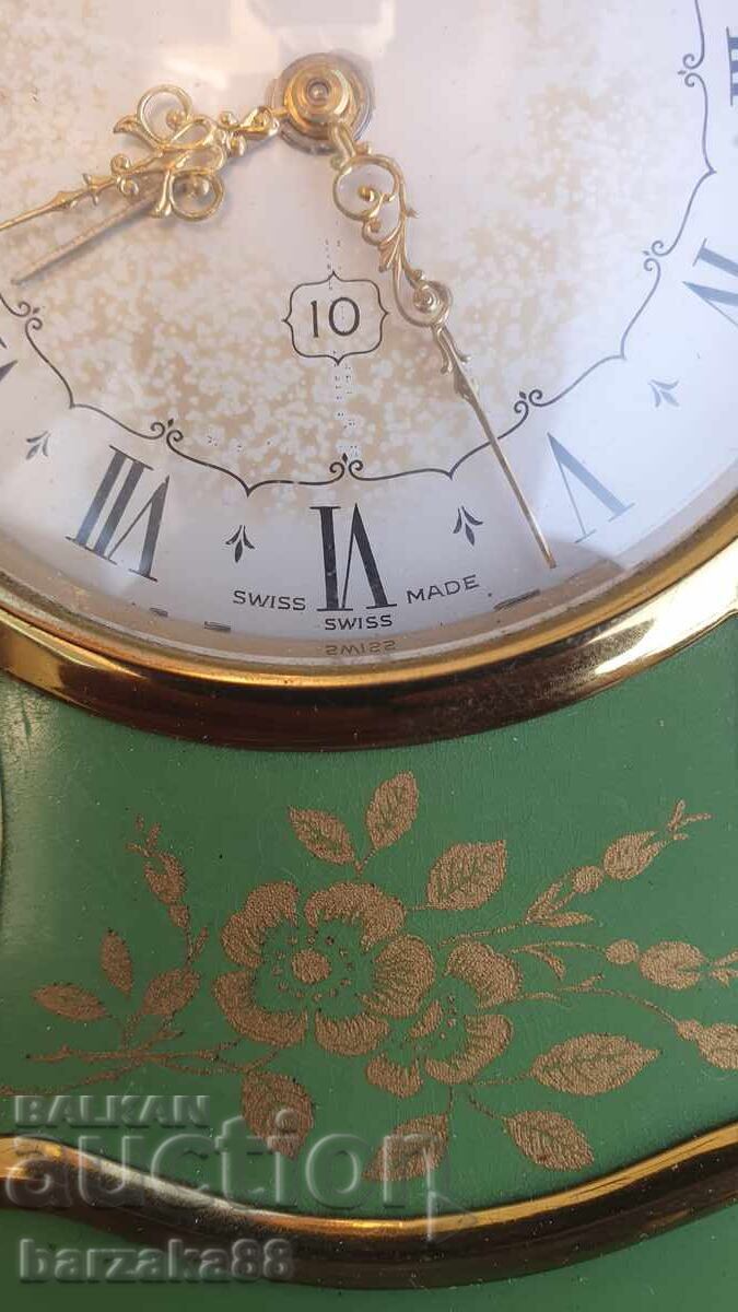 Auction  Cyma Table Clock Rare!