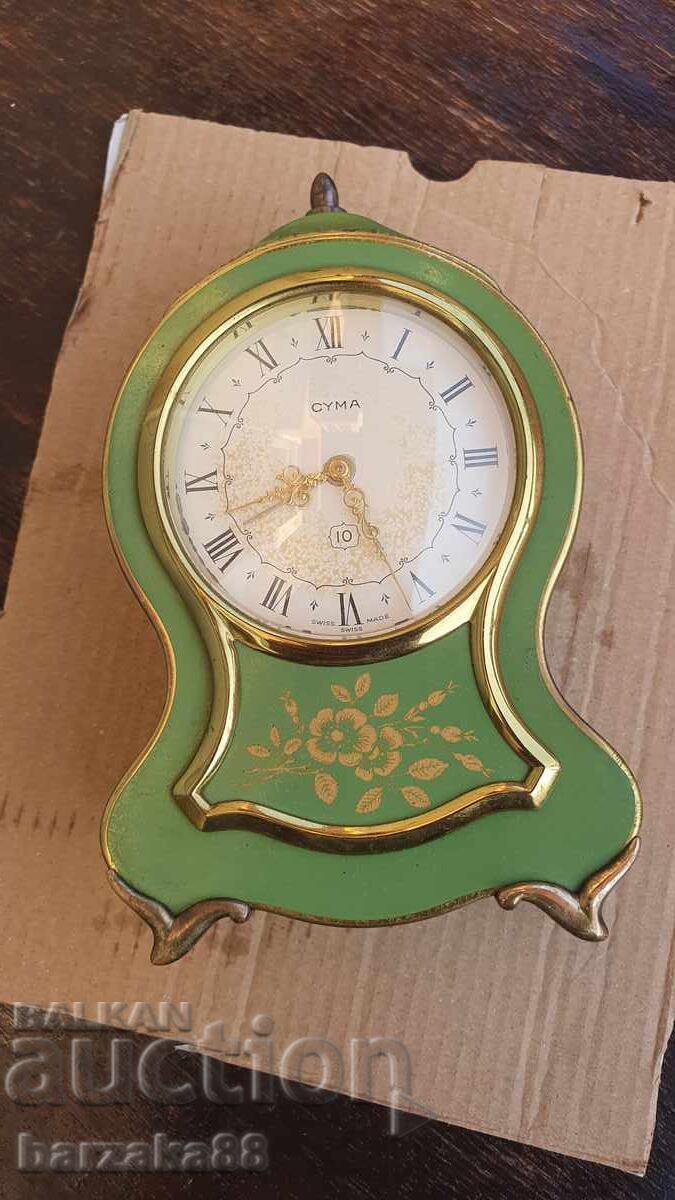Cyma Table Clock Rare!