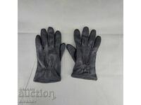 Mănuși din piele neagră vechi Jeronimo Mărimea S #3277