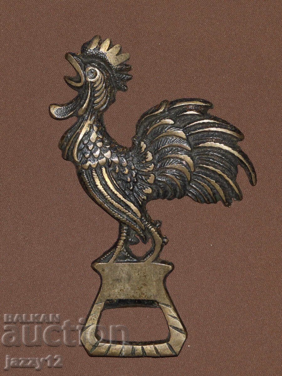 Ενδιαφέρον ορειχάλκινο διακοσμητικό απορροφητήρας κόκορας με τιμή 70.00 BGN | € 35.79