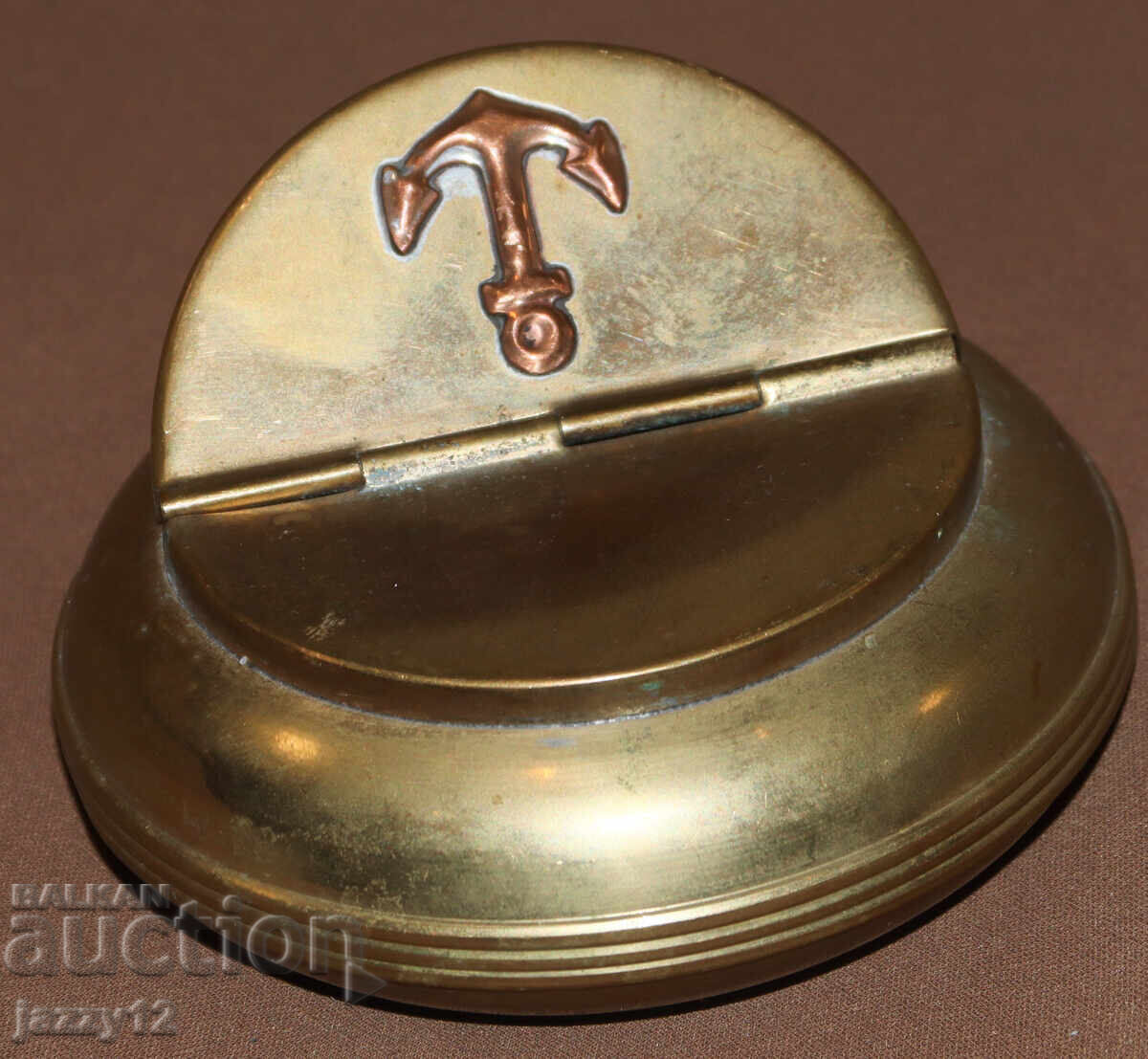 Solid Decorative Brass Ashtray - 5