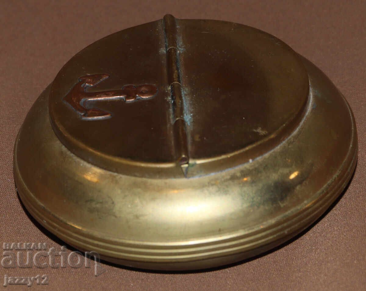 Solid Decorative Brass Ashtray - 6