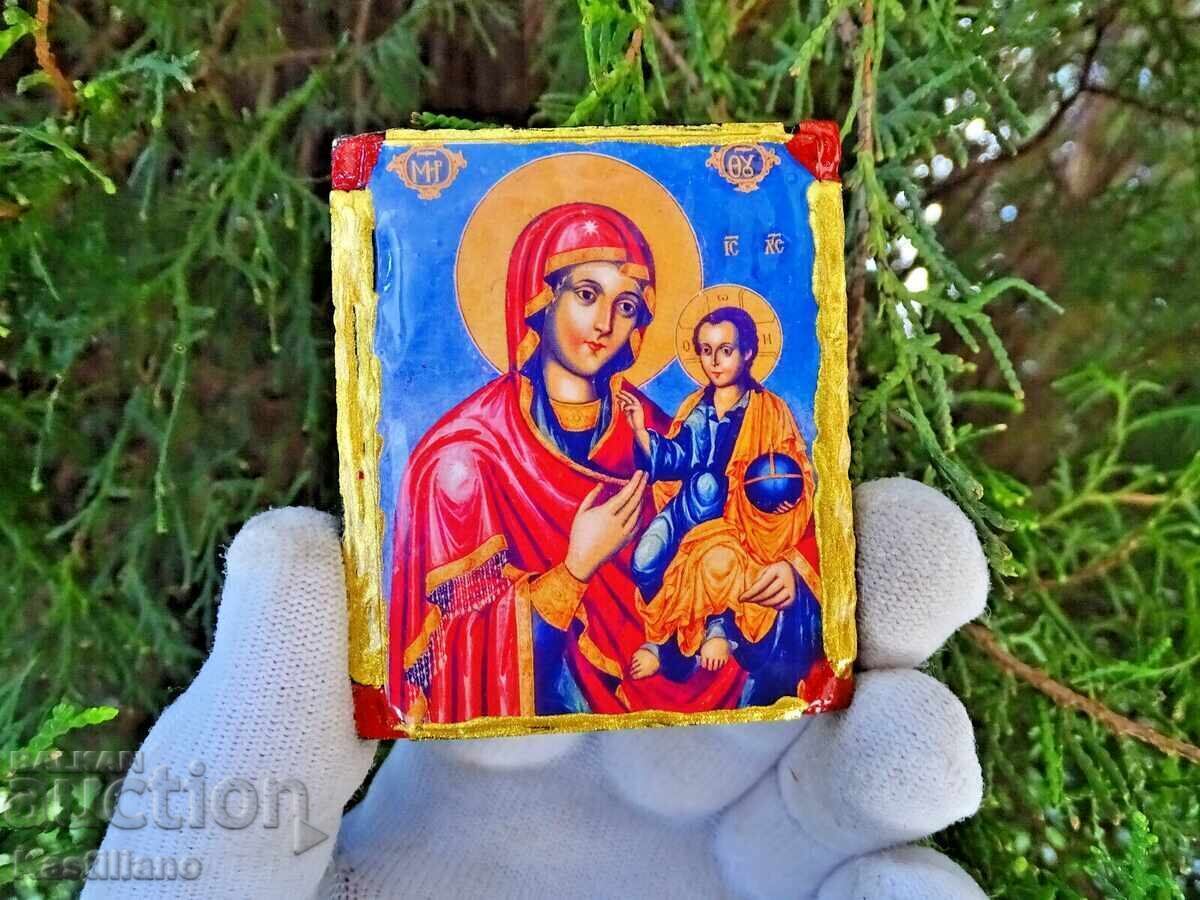 Orthodox icon of the Most Holy Theotokos with the Christ Child - 7