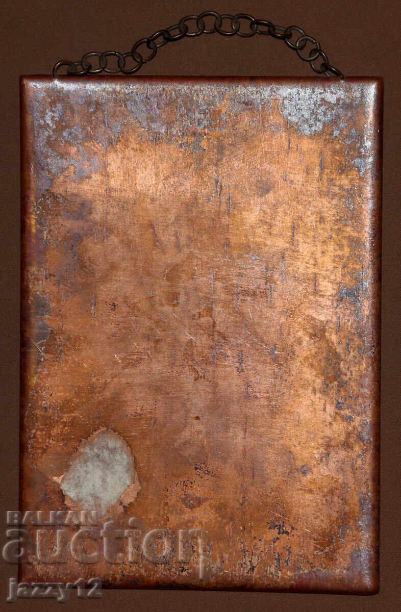 Russia USSR souvenir plaque copper enamel - 6