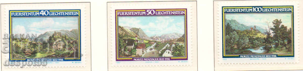 1982. Liechtenstein. 150 ani de la nașterea lui Moritz Mentsinger 1982. Liechtenstein. 150 ani de la nașterea lui Moritz Mentsinger