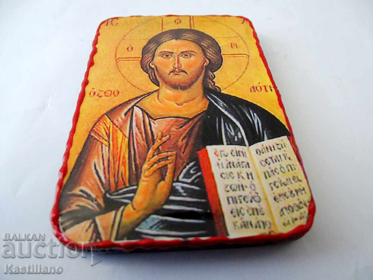 Orthodox Icon of Jesus Christ Pantocrator with price 8.00 BGN | € 4.09