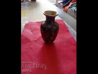 Vază veche email, cloisonné 10cm