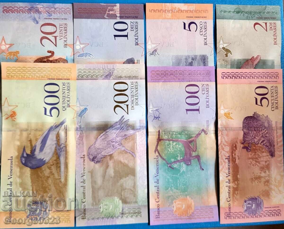 Venezuela 2018 2 până la 500 de bolivari 8 bucăți UNC Noi cu preț 9.99 BGN | € 5.11 Venezuela 2018 2 până la 500 de bolivari 8 bucăți UNC Noi cu preț 9.99 BGN | € 5.11