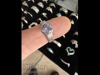 Inel de argint cu zirconiu №7538