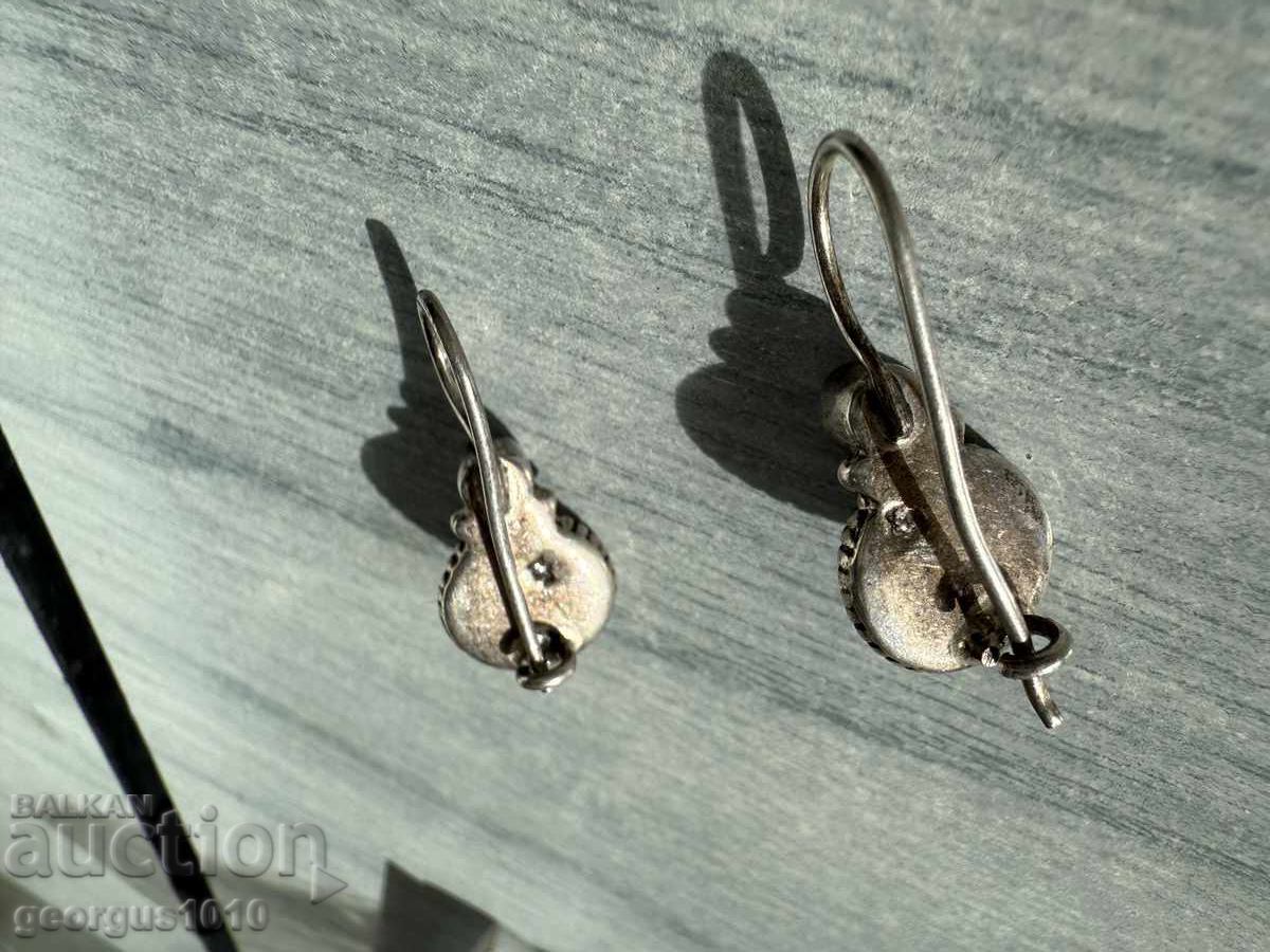 Delivery of Silver earrings with pearls No. 7539 Delivery of Silver earrings with pearls No. 7539