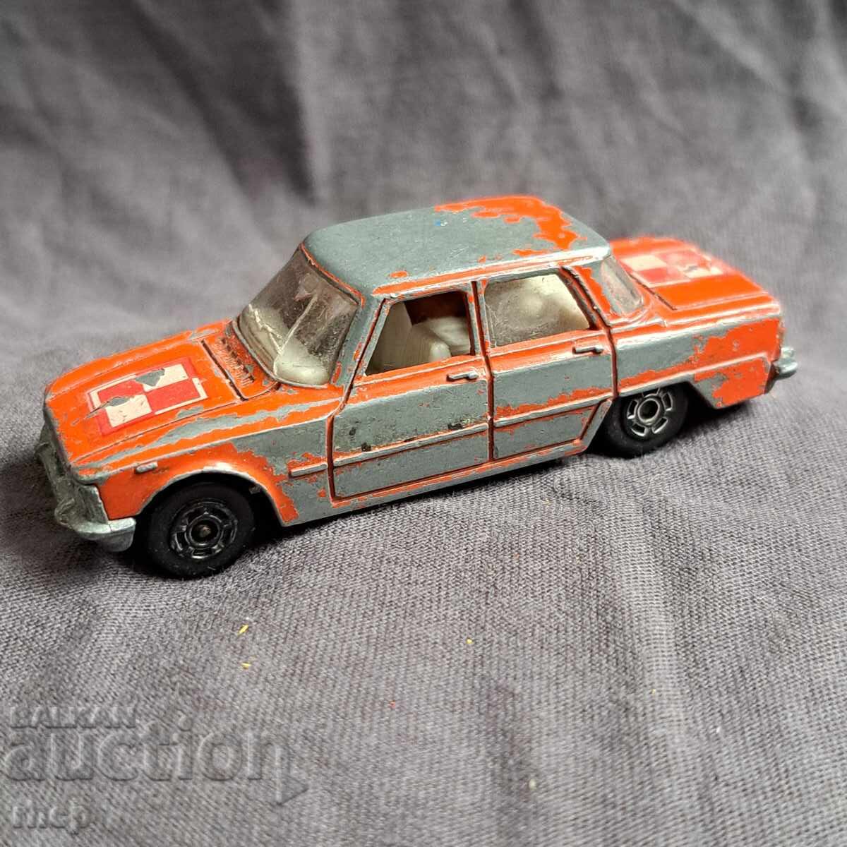 Auction Alfa Romeo 1300 Matchbox Polistil RJ44 Rare Model Auction Alfa Romeo 1300 Matchbox Polistil RJ44 Rare Model