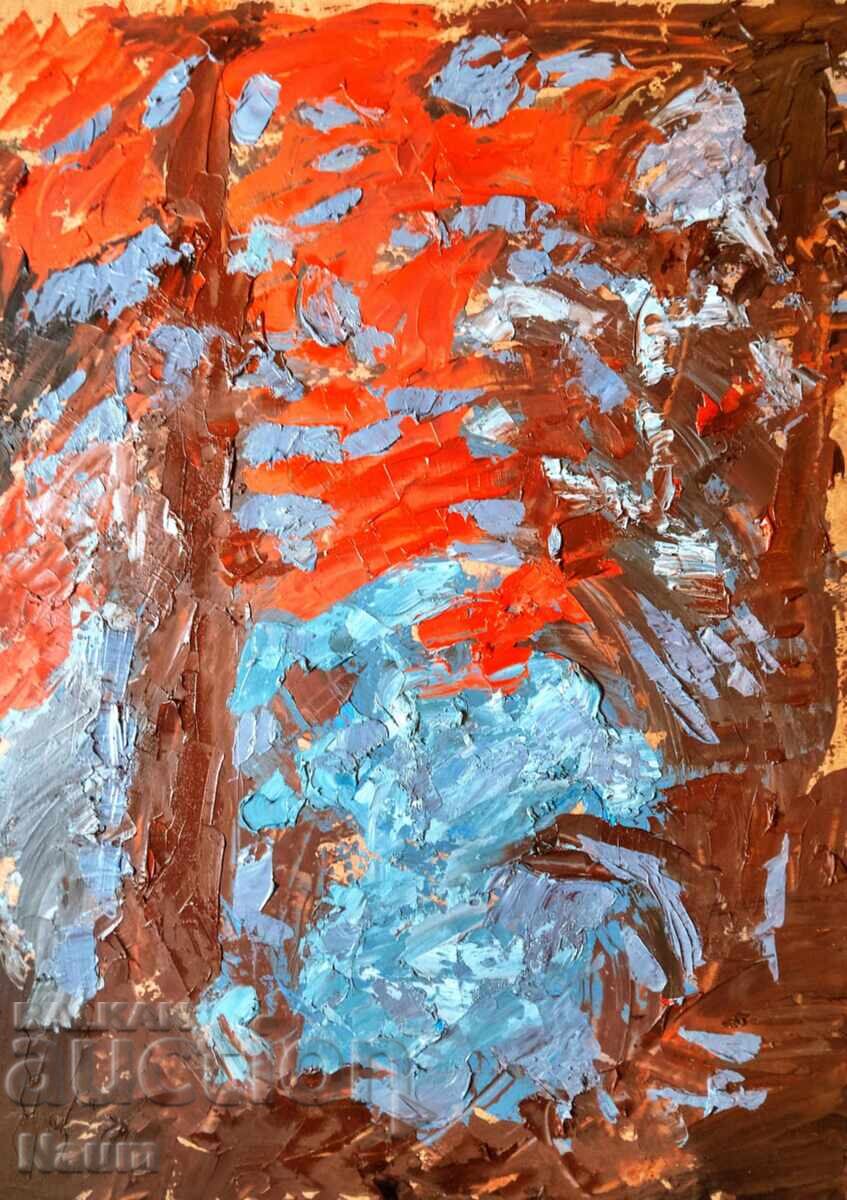 Το Δέντρο 2, Βλάδο Ρουμενοφ, 2017, 70/50 εκ. μ. ε. κ-ν