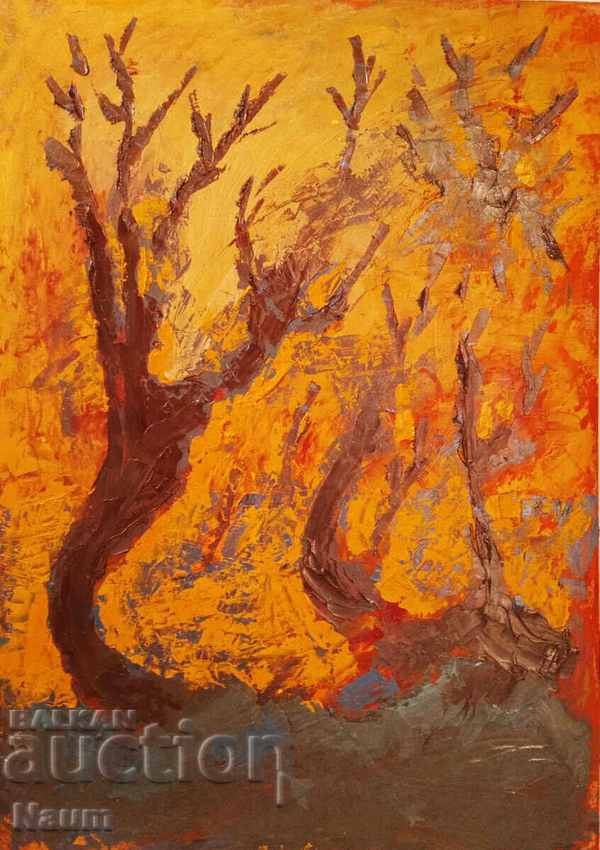 The Tree 3, Vlado Rumenov, 2017, 70/50 cm. o. c