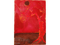 The Tree 5, Vlado Rumenov, 2019, 70/50 cm. oil on canvas