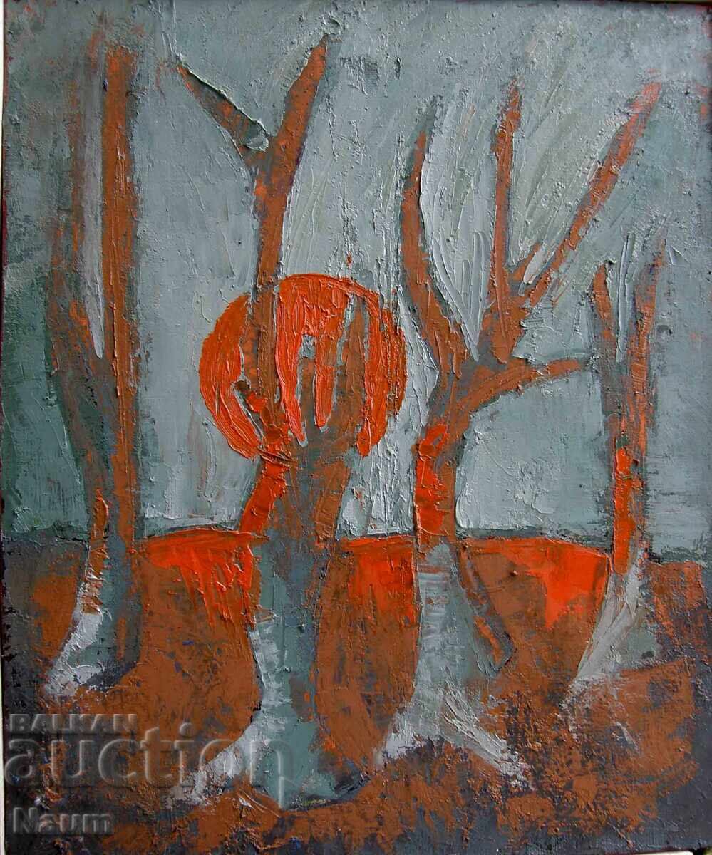 The Tree 8, Vlado Rumenov, 2023, 70/50 cm. oil on canvas The Tree 8, Vlado Rumenov, 2023, 70/50 cm. oil on canvas