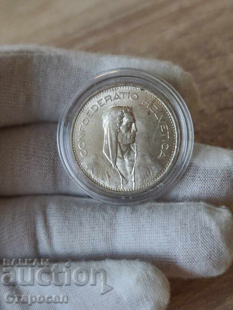 5 франка 1967 година Швейцария с цена 50.00 лв. | € 25.56 5 франка 1967 година Швейцария с цена 50.00 лв. | € 25.56