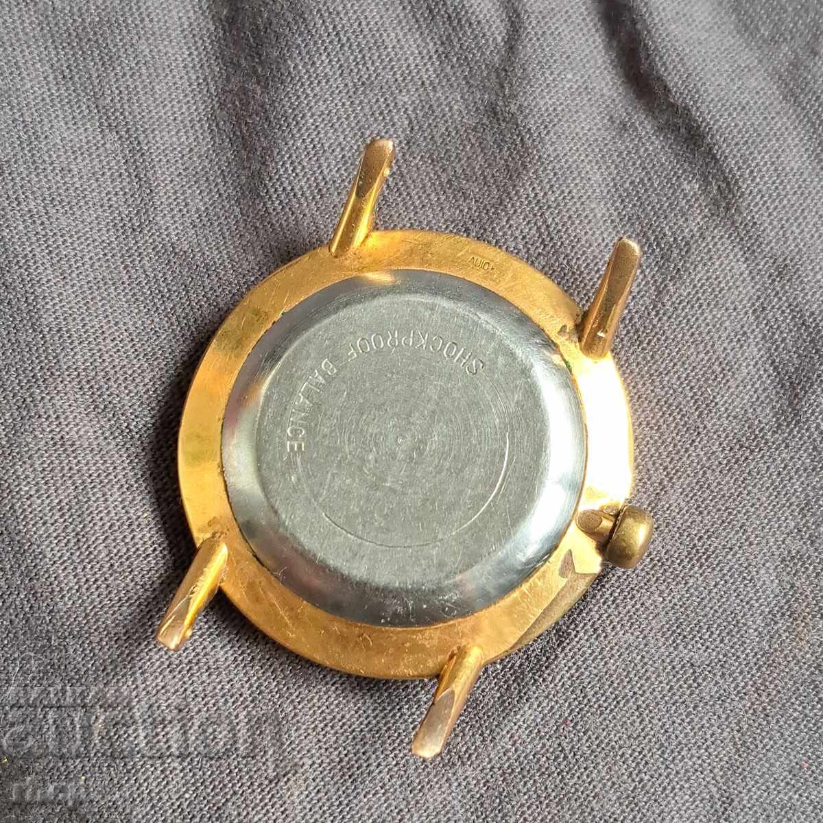 Auction Vostok AU10+ Soviet Hand Watch Working Gold Plated Auction Vostok AU10+ Soviet Hand Watch Working Gold Plated